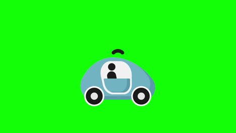 wireless-automatic-car-icon-Animation.-Vehicle-loop-animation-with-alpha-channel,-green-screen.